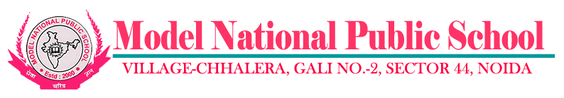 Model National Public School Logo